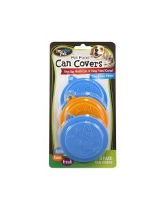 Bow Wow Food Can Covers Plastic - 3 Pcs