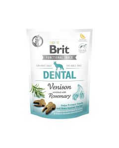 Brit Care Functional Snack Dental Venison Dog Treats - 150 g