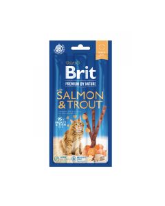 Brit Premium by Nature Cat Sticks with Salmon & Trout, 3 Sticks