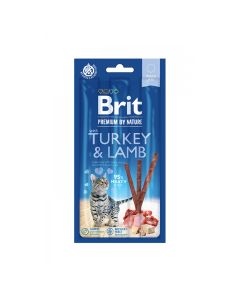 Brit Premium by Nature Cat Sticks with Turkey & Lamb, 3 Sticks