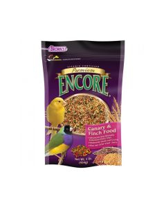 طعام اينكور بريميوم لطيور الكناري والفينش من براونز - 1 رطل