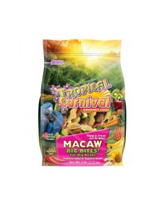 Brown's Tropical Carnival Gourmet Macaw Food Big Bites - 5 lbs