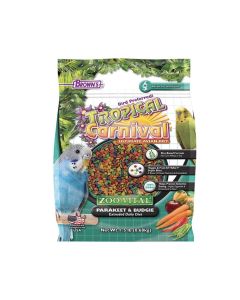 Brown's Tropical Carnival ZOO-VITAL Parakeet & Budgie Food - 680g