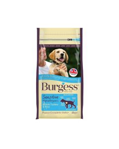 Burgess Sensitive Puppy Turkey & Rice Dry Food