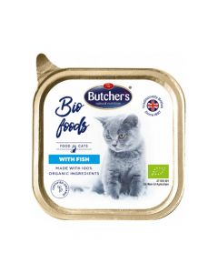 Butchers Bio Foods with Fish Wet Cat Food - 85g - Pack of 19