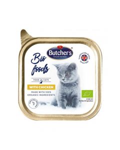 Butchers Bio Foods with Chicken Wet Cat Food - 85g - Pack of 19