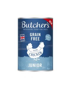 Butchers Original Junior Chicken in Jelly Canned Dog Food - 400 g - Pack of 24