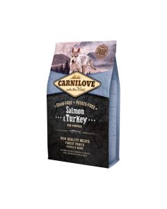 Carnilove Salmon and Turkey Dry Puppy Food - 4 kg