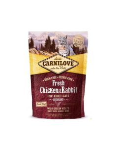 Carnilove Fresh Chicken and Rabbit Gourmand Dry Cat Food