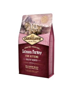 Carnilove Salmon and Turkey Dry Kitten Food - 6 kg