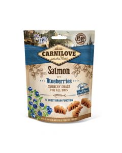 Carnilove Crunchy Snack Salmon with Blueberries Dog Treat - 200 g