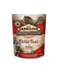 Carnilove Wild Boar with Rosehips Wet Dog Food - 300 g