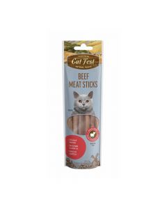 Cat Fest Beef Meat Sticks Cat Treats, 45 g