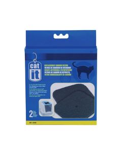 Catit Hooded Cat Pan Replacement Carbon Filters, 2 Pcs