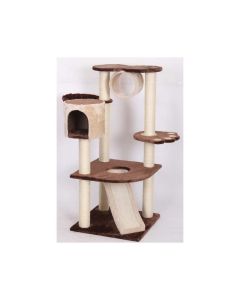 Catry Cat Tower With Scratcher - 55 x 55 x 122 cm