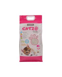 Catzo Bentonite Baby Powder Scented Clumping Cat Litter - 10 L