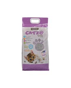 Catzo Bentonite Lavender Scented Clumping Cat Litter - 10 L