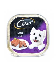 Cesar Lamb Dog Food Can Foil Tray - 100g - Pack of 24