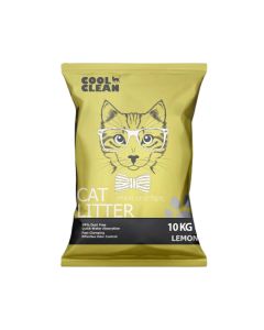 Cool Clean Clumping Cat Litter - Lemon - 10 Kg