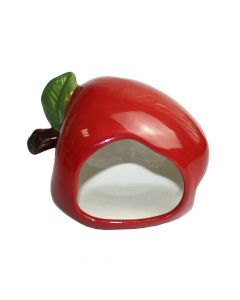 Critter's Choice Small Animal Ceramic Hideout, Apple
