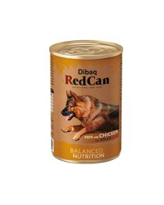 Dibaq Red Can Pate with Chicken Canned Dog Food - 400 g