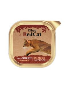 Dibaq Red Cat Pate with Beef Wet Cat Food - 100 g