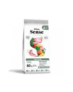 Dibaq Sense Grain Free with Rabbit Indoor Dry Cat Food - 1.5 kg