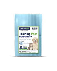 Doctor Pet Lavender Training Pads - 50ct - Medium - 45 x 60 cm