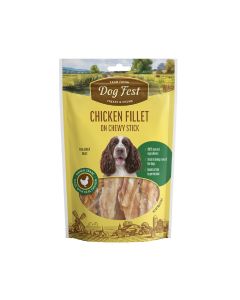 Dog Fest Chicken Fillet Chewy Stick Treats for Dogs - 90 g