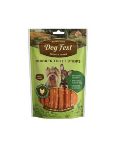 Dog Fest Chicken Fillet Strips For Mini-Dogs - 55g