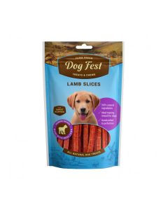 Dog Fest Lamb Slices Puppy Treats - 90 g