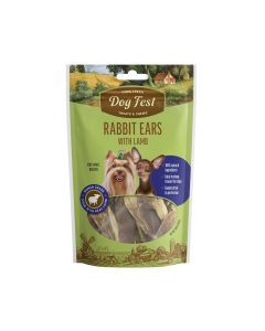 Dog Fest Rabbit Ears with Lamb for Small Dogs - 55 g