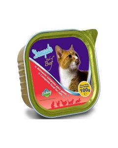 Dongato Pate Rich in Beef Wet Cat Food - 100 g