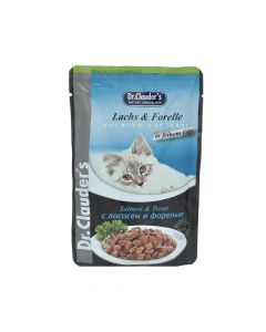 Dr.Clauder's High Premium Salmon & Trout Wet Cat Food - 100 g