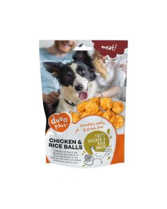 Duvo+ Meat Chicken and Rice Balls Dog Treat - 180 g