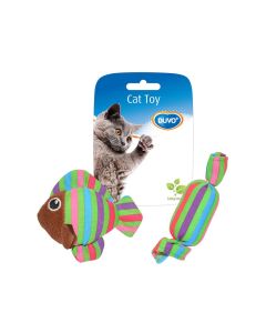 Duvo+ Assortment Fish and Candy Mixed Colors Cat Toy