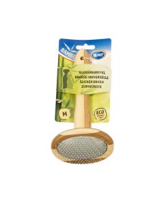 Duvo+ Bamboo Slicker Brush - Medium