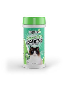 Espree Silky Cat Aloe Wipes - 50 Counts