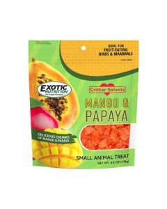 Exotic Nutrition Critter Selects Mango & Papaya Treat, 128 g