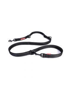 EzyDog Vario 4 Dog Leash, Black