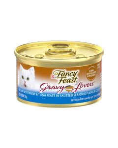 Fancy Feast Gravy Lovers Ocean White Fish and Tuna Canned Cat Food - 85 g