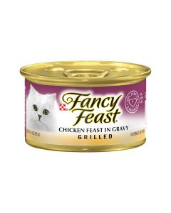 Fancy Feast Grilled Chicken Feast in Gravy Canned Cat Food - 85 g