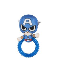 Fan Mania Captain America Ring Dog Teether Toy