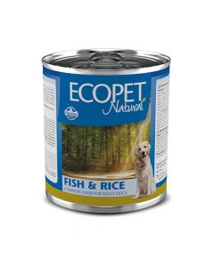 Farmina Ecopet Natural with Fish and Rice Dog Wet Food - 300 g - Pack of 6