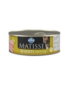 طعام رطب "ماتيس" موس لحم الأرانب للقطط من فارمينا - 85 جرام