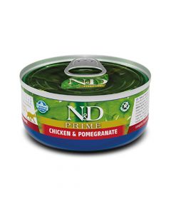 Farmina N&D Cat Prime Chicken & Pomegranate Adult Cat Wet Food - 70g