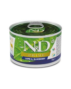 Farmina N&D Lamb and Blueberry Adult Mini Canned Dog Food - 140 g