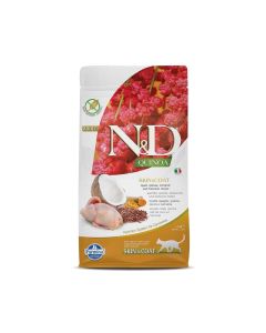 Farmina N&D Quinoa Skin & Coat Quail Dry Cat Food - 1.5 Kg