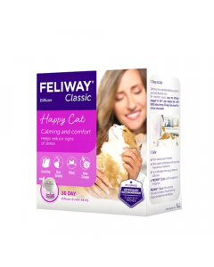 Feliway Classic Stress Diffuser Calming and Comfort for Cats with 48 ml Refill