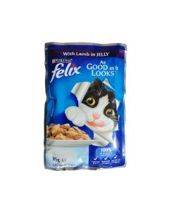 Felix Lamb In Jelly Adult Cat Food Pouch - 85 g